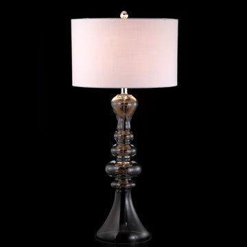 Madeline 35" Curved Glass LED Table Lamp
